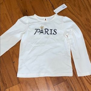 NWT Janie and Jack Nov winter collection Paris top